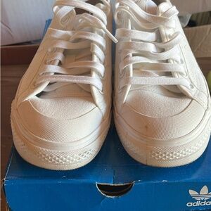 Adidas White Sneakers Classic Design